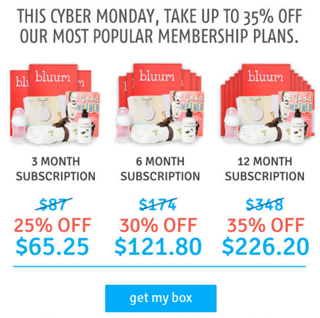 Bluum Cyber Monday Deal – Up To 35% Off Your Subscription!