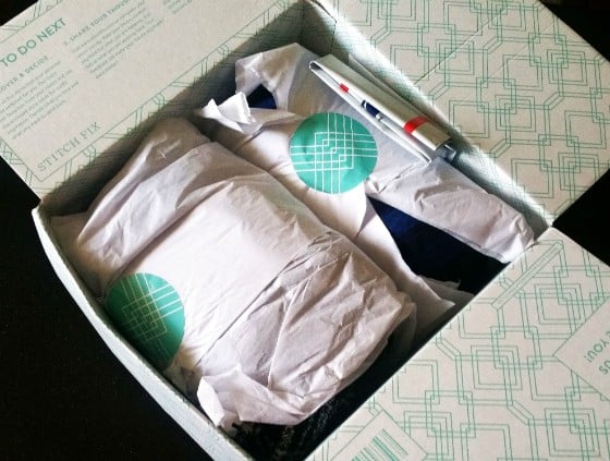 Stitch Fix Review November 2015 - packaging