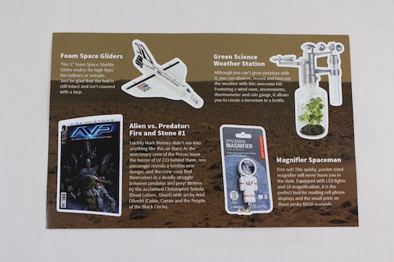 Supply Pod Subscription Box Review October 2015 - card back