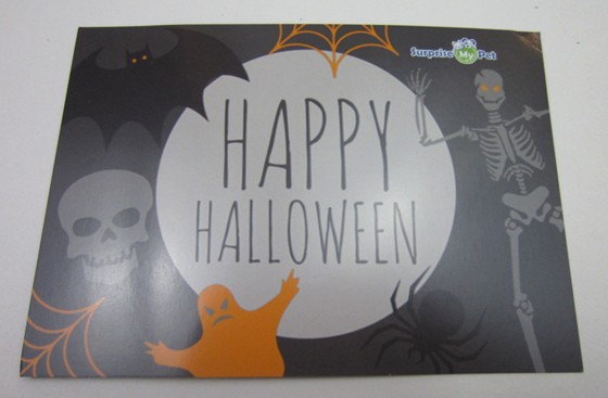 Surprise My Pet Subscription Box Review October 2015 - card1