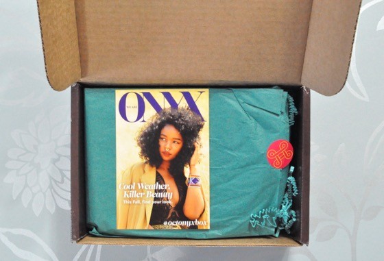 We Are Onyx Beauty Box Subscription Box Review October 2015 - 2