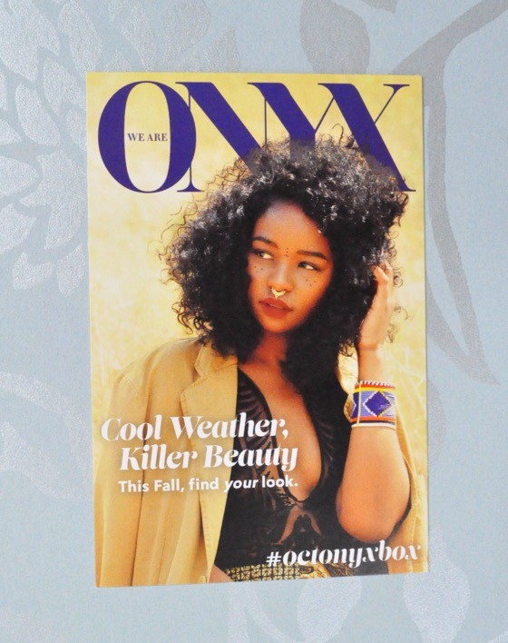 We Are Onyx Beauty Box Subscription Box Review October 2015 - 4