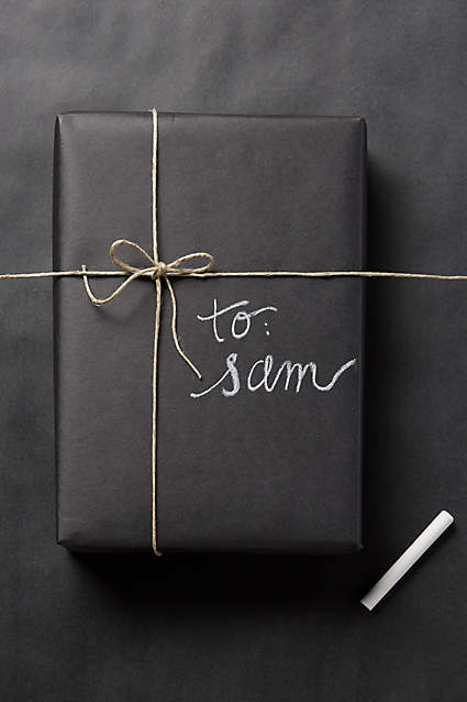 Chalkboard Gift Wrap