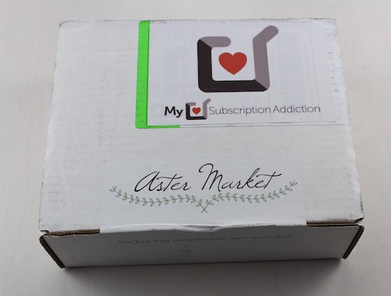 Aster Market Subscription Box Review + Coupon – November 2015