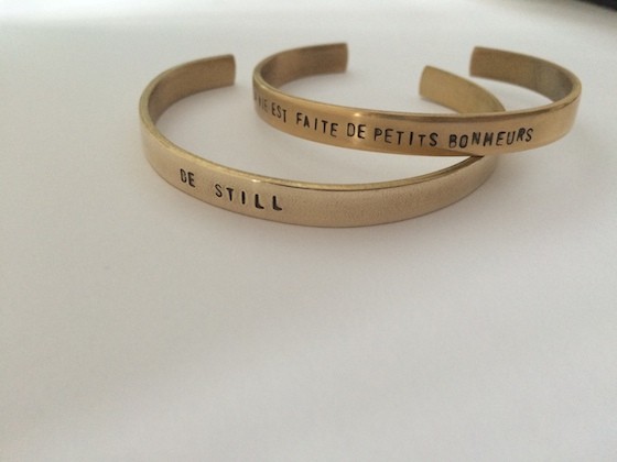 Be Still // Brass Cuff