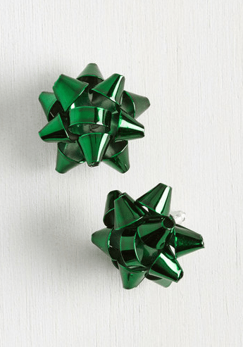 Catch My Gift? Earrings in Emerald