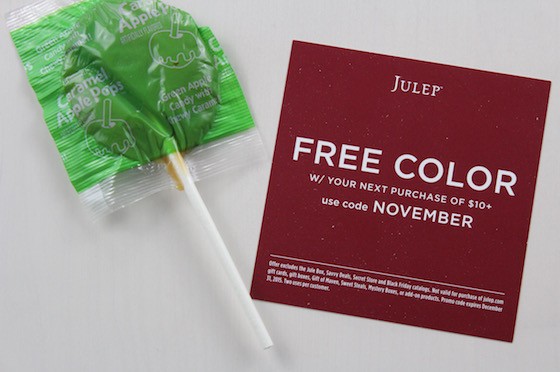 Julep Maven Review & Free Box Code – November 2015 Free Color
