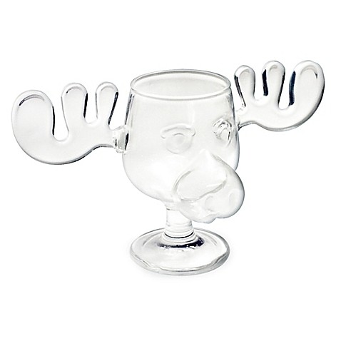 National Lampoon's Christmas Vacation Clear Glass Griswold Moose Mug