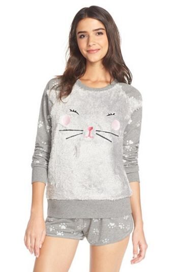 Kitty Fleece Pajamas