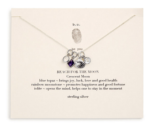 Reach for the Moon Charm Necklace