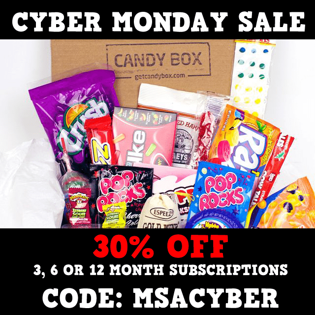 Candy Box Cyber Monday Deal – 30% off longer length subscriptions!