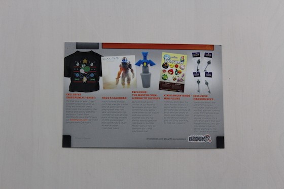 Arcade Block Subscription Box Review + Coupon November 2015 - card back