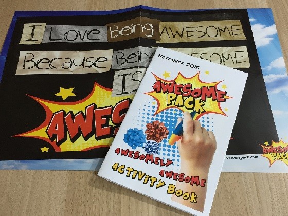 Awesome Pack Subscription Box Review November 2015 - extras