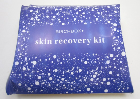 Birchbox December 2015 Review Skin Recovery Kit Box - pillow