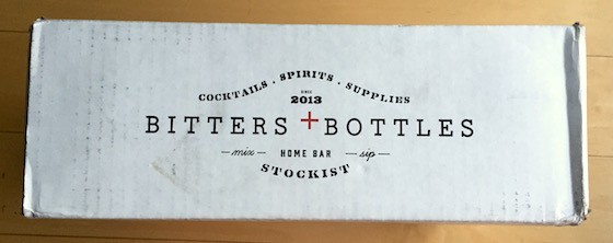 Bitters + Bottles Subscription Box Review November 2015 - Box