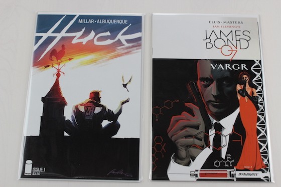 Blindbox Comics Subscription Box Review December 2015 - Huck and James Bond