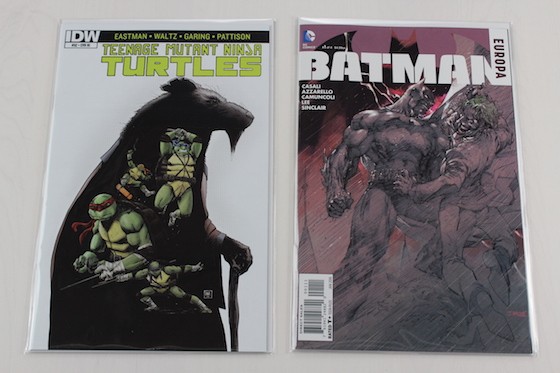 Blindbox Comics Subscription Box Review December 2015 - TMNT and Batman Europa