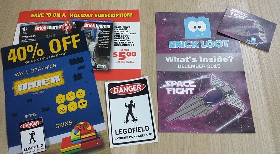 Brick Loot Subscription Box Review December 2015 - extras