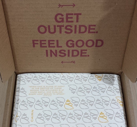 Cairn Subscription Box Review December 2015 - inside