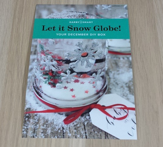 Darby Smart To DIY For Subscription Box Review December 2015 - project