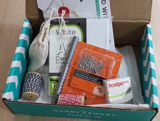 Darby Smart To DIY For Subscription Box Review November 2015 - inside