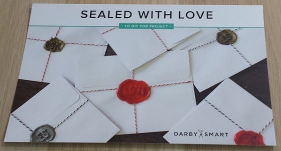 Darby Smart To DIY For Subscription Box Review November 2015 - project