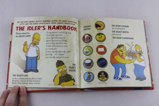 Geek Fuel Subscription Box Review + Coupon December 2015 - simpsons book inside