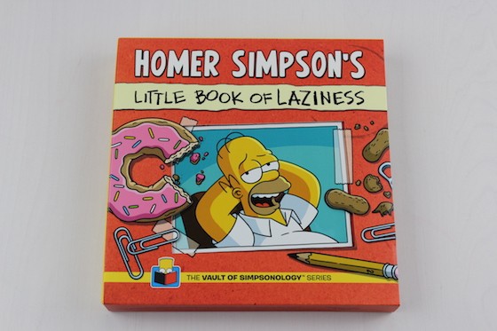 Geek Fuel Subscription Box Review + Coupon December 2015 - simpsons book