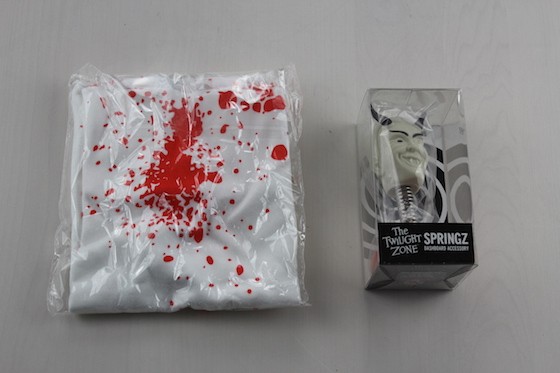 Horror Block Subscription Box Review + Coupon November 2015 - towel and springz