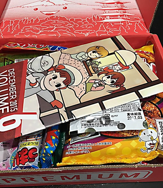 Japan Crate Subscription Box Review December 2015 - 2