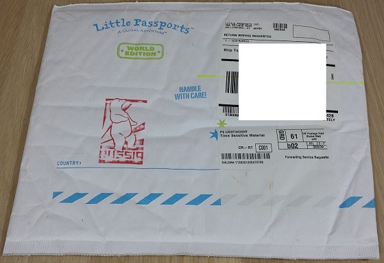 Little Passports Subscription Box Review December 2015 - box