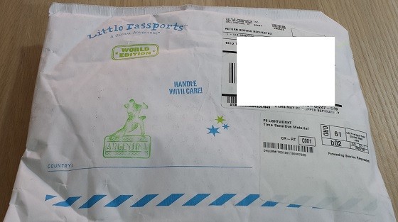 Little Passports Subscription Box Review November 2015 - box