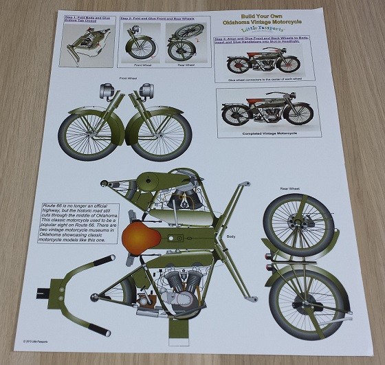 Little Passports USA Subscription Box Review December 2015 - motorcycle