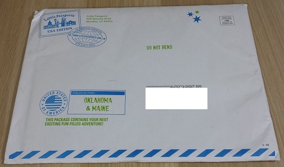 Little Passports USA Subscription Box Review December 2015 - package