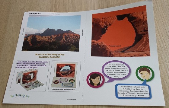 Little Passports USA Subscription Box Review November 2015 - valley