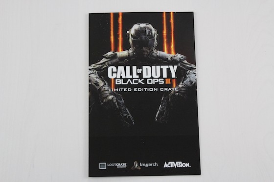 Loot Crate Limited Edition Call Of Duty Black Ops III Crate Review - card