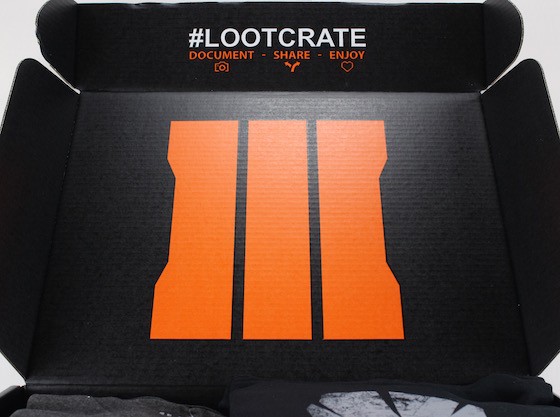 Loot Crate Limited Edition Call Of Duty Black Ops III Crate Review - lid