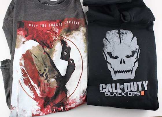 Loot Crate Limited Edition Call Of Duty Black Ops III Crate Review - shirt and hoodie