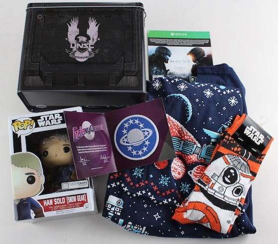 Loot Crate Subscription Box Review & Coupon December 2015 - all items