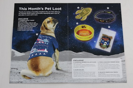 Loot Pets Subscription Box Review December 2015 - magazine inside