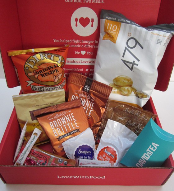 Love with Food Deluxe Box Review & Coupon November 2015 - inside