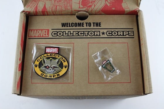 Marvel Collector Corps Subscription Box Review December 2015 - inner lid