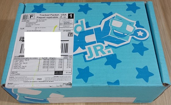 Nerd Block Junior Boys Subscription Box Review December 2015 - box