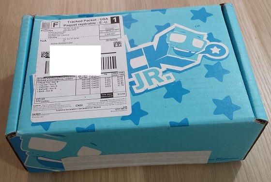 Nerd Block Junior Boys Subscription Box Review November 2015 - box