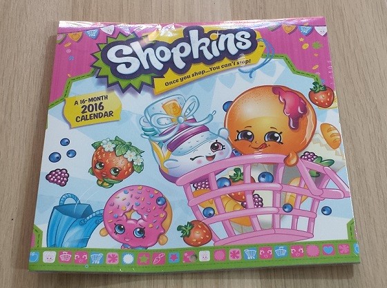 Nerd Block Junior Girls Subscription Box Review November 2015 - calendar