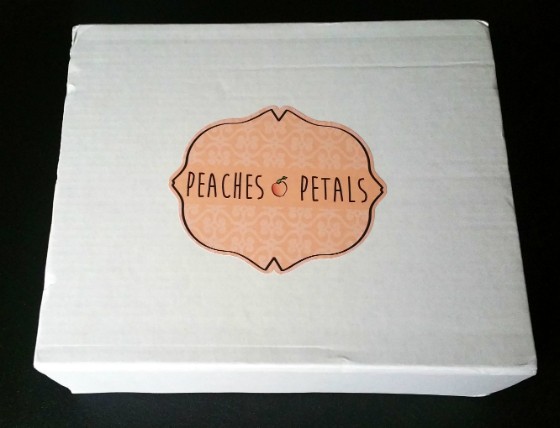 Peaches And Petals Subscription Box Review December 2015 - BOX