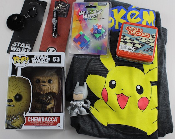 Powered Geek Box Subscription Box Review December 2015 - all items