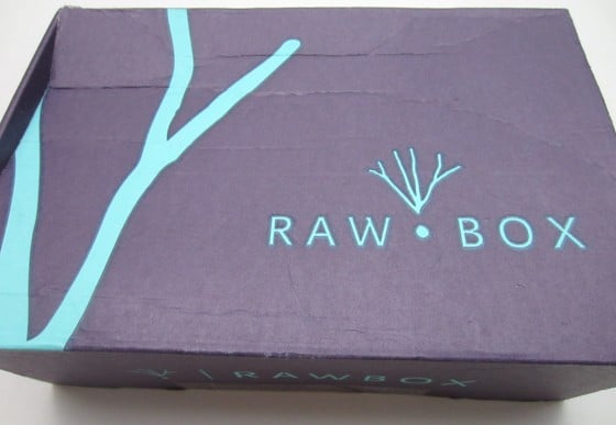 RawBox Subscription Box Review December 2015 - box