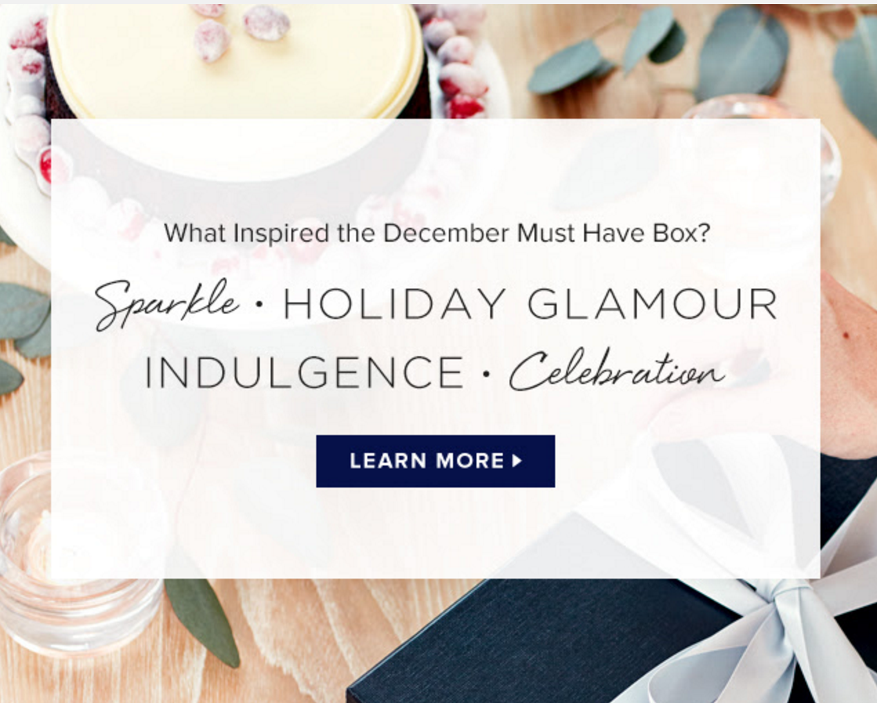 POPSUGAR Must Have December 2015 Box Theme Spoilers