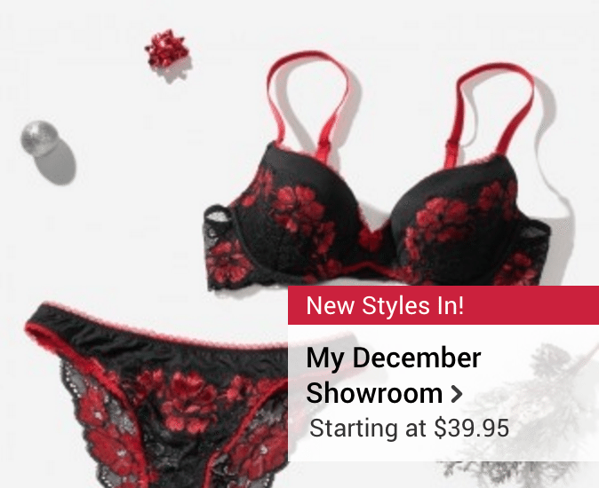 Adore Me December Collection + First Month Discount Offer!